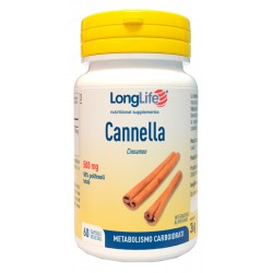 Flacone da 60 capsule di Integratore Digestivo Canella da Longlife