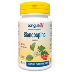 Flacone da 60 capsule vegetali di Integratore Rilassante Biancospino da Longlife