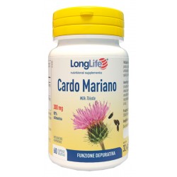 Flacone da 60 capsule di Integratore Depurativo Cardo Mariano da Longlife