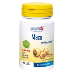 Confezione da 60 capsule di Integratore Energizzante Maca da Longlife
