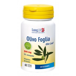 Flacone da 60 capsule di Integratore Antiossidante Olivo Foglia di Longlife