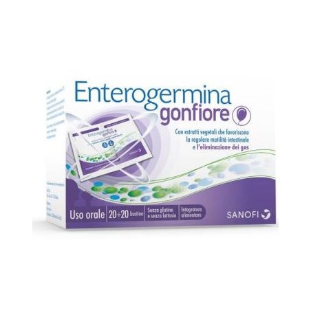 confezione 20 bustine enterogermina gonfiore