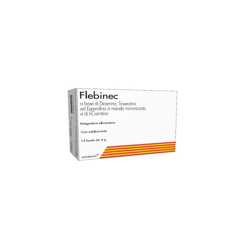 confezione 14 bustine flabinec alfasigma