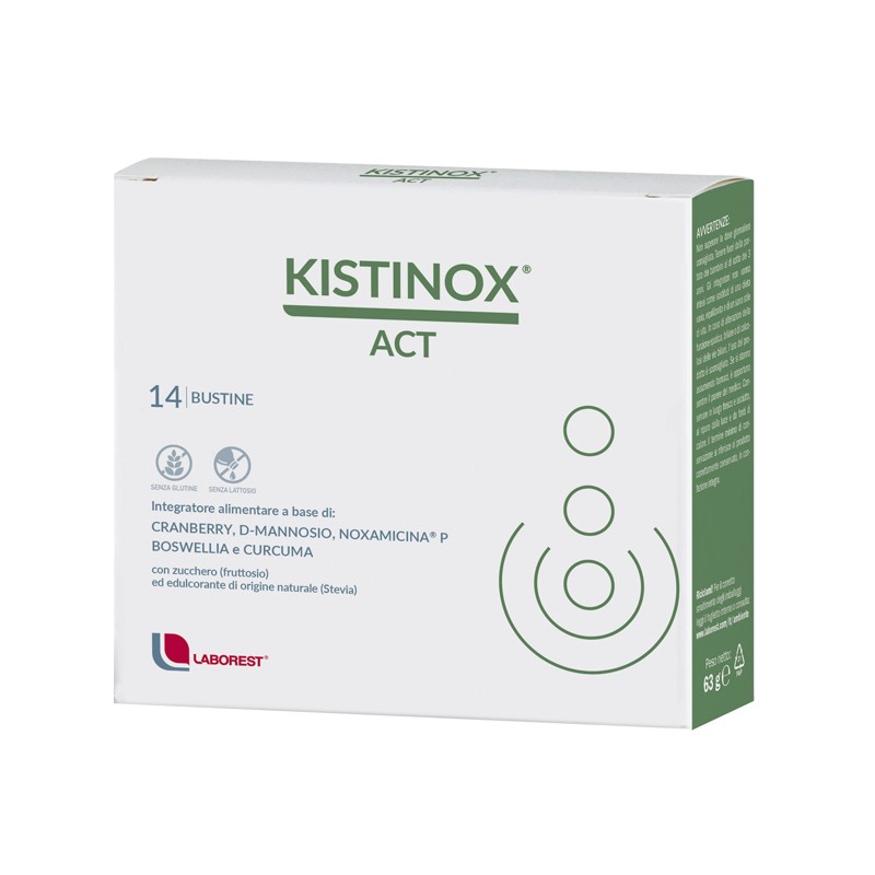 14 bustine di Integratore per il Benessere Urinario da Kistinox Act