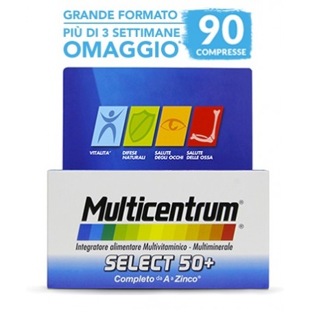 90 compresse di Multicentrum Select 50+  Integratore Multivitaminico