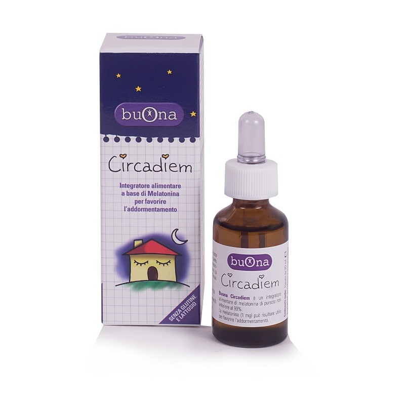 flaconcino in vetro 20 ml buona circadiem melatonina