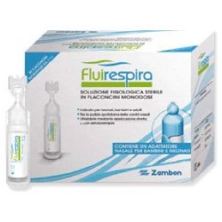 30 flaconcini di Soluzione Fisiologia Sterile da Zambon Italia Fluirespira