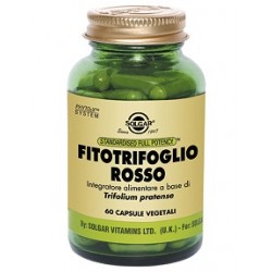 Confezione da 60 capsule vegetali di Integratore per Menopausa Fitotrifoglio Rosso da Solgar