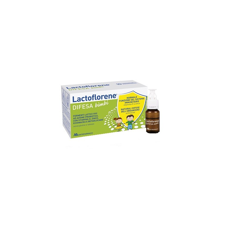 10 flaconcini da Lactoflorene Difesa Bambini