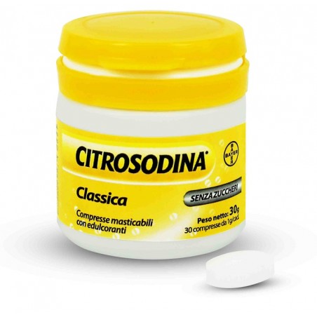 30 compresse di Citrosodina Masticabile 30 compresse di Citrosodina Masticabile