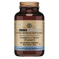 Confezione da 60 capsule vegetali di Integratore per Glicemia Fito Omocisteina da Solgar