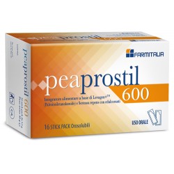 16 stick orosolubili da Peaprostil 600 Integratore per le vie urinarie
