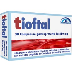 Confezione da 30 compresse di Tioftal di Midapharm Italia