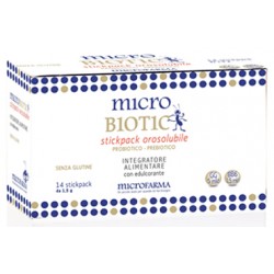 Confezione da 14 stick pack di Microbiotic di Microfarma