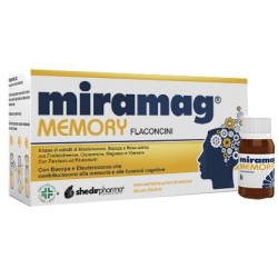 Miramag Memory Integratore per memoria e funzioni cognitive 10 flaconcini x 10 ml