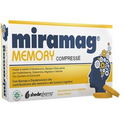 Miramag Memory Integratore per memoria e funzioni cognitive 40 compresse rivestite
