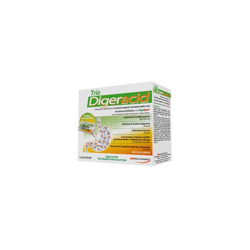Pool Pharma Trio Digeracid 12 Bustine