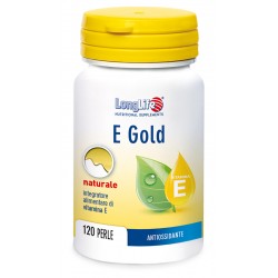 Flacone da 120 perle di Integratore Antiossidante E Gold da Longlife