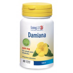 Flacone da 60 capsule di Integratore Tonificante Damiana da Longlife