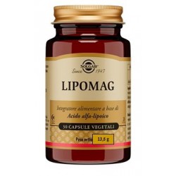 Confezione da 30 capsule di Integratore Antiossidante Lipomag da Solgar