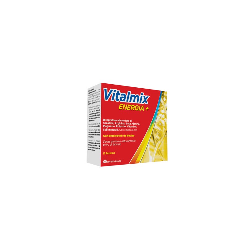 12 bustine di Integratore di Arginina da Vitalmix Energia+