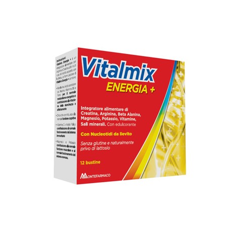 12 bustine di Integratore di Arginina da Vitalmix Energia+